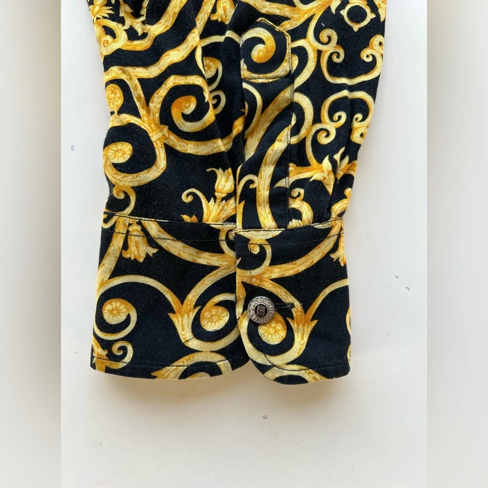 Authentic Versace Print Button Up - Picture 7 of 8